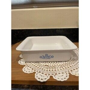Blue cornflower corningware p-322 brownie pan